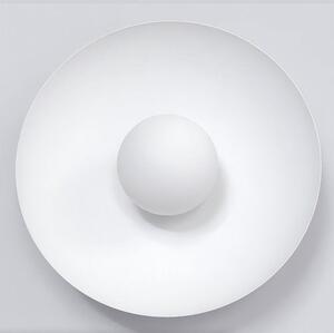 Nástěnné svítidlo INSPO K1 – celobílé, sklo, 1× G9, šířka 30 cm