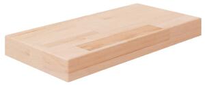 Policová deska 40x20x4 cm masivní dubové dřevo bez úprav