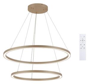 Brilagi - LED Stmív. lustr na lanku PORTOFINO LED/98W/230V pr. 80 cm béžová + DO