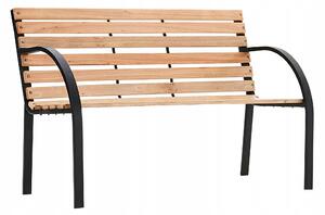 Zahradní lavička s opěradlem Linder Exclusiv dřevěná 122 x 60 cm 150 kg