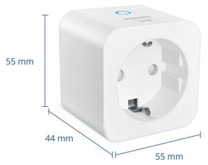 Philips - SADA 3x Chytrá zásuvka SCHUKO 2300W Wi-Fi