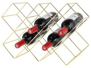 ECHTWERK Stojan na víno / Podložka pod hrnec (zlatá, stojan na víno pro 8 lahví) (100332405004)