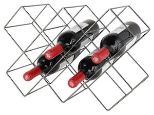 ECHTWERK Stojan na víno / Podložka pod hrnec (černá, stojan na víno pro 8 lahví) (100332405003)