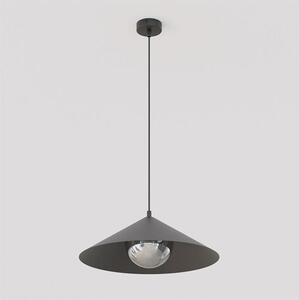 Závěsné svítidlo MONO 1M – černé, grafitové sklo, 1× E14, šířka 40 cm