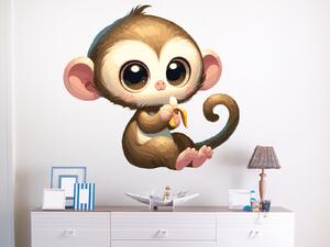 Roztomilý opičák arch 45 x 42 cm