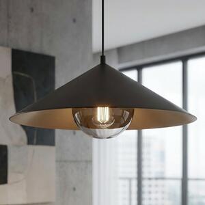 Závěsné svítidlo MONO 1M – černé, grafitové sklo, 1× E14, šířka 40 cm