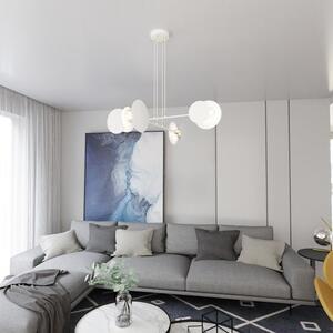 Závěsné svítidlo IDEA 4 – bílé, 4× E27, šířka 96 cm