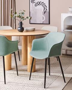 Sada 2 jídelních židlí mátově zelené ELIM