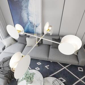 Závěsné svítidlo IDEA 4 – bílé, 4× E27, šířka 96 cm
