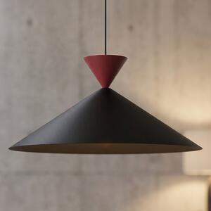 Závěsné svítidlo RALF 1L – černé / vínové, 1× GX53, šířka 50 cm