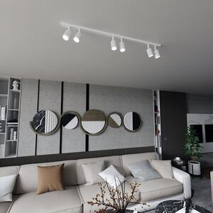 Stropní svítidlo FLASH 6 – bílé, 6× GU10, šířka 116 cm
