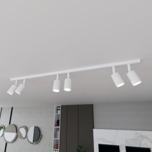 Stropní svítidlo FLASH 6 – bílé, 6× GU10, šířka 116 cm