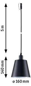 Paulmann Plug & Shine LED závěsné svítidlo Kofia E14, hliník