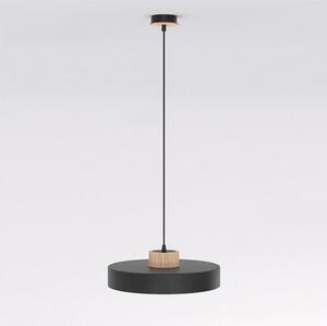 Závěsné svítidlo KIVI 1L – černé, 1× E27, šířka 35 cm