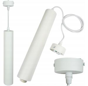 ECOLIGHT GU10 bílá LED trubicová závěsná lampa