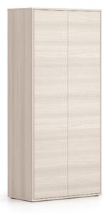 Kancelářská spisová skříň BLOCK, 2x dveře, 800 x 400 x 1748 mm, dub přírodní