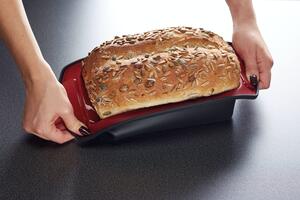 Forma na pečení chleba v troubě MasterClass 22 x 10 cm silikonová červená MCSB71