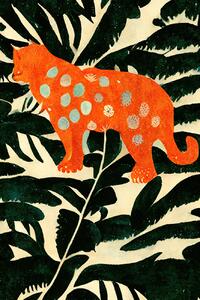 Ilustrace Tiger In The Jungle, Treechild, (26.7 x 40 cm)