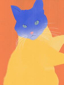 Ilustrace Blue Fur, Little Dean, (30 x 40 cm)