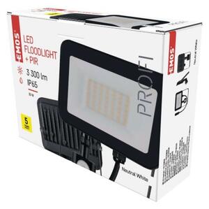 Emos lighting LED reflektor INOVO s pohybovým čidlem, 30W, antracit, neutrální bílá 1531242732