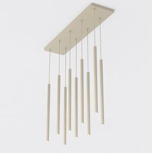 Závěsné svítidlo SELTER 9 – moka, 9× G9, šířka 92 cm
