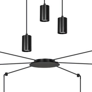 Závěsné svítidlo TRAKER 6 – černé, 6× GU10, šířka 300 cm