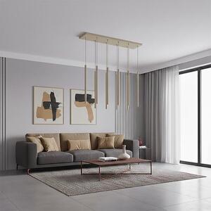 Závěsné svítidlo SELTER 9 – moka, 9× G9, šířka 92 cm