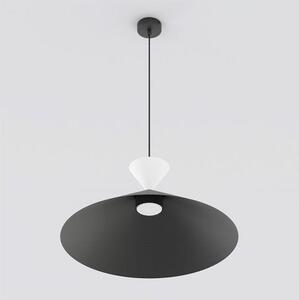 Závěsné svítidlo RALF 1L – černé / bílé, 1× GX53, šířka 50 cm