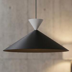 Závěsné svítidlo RALF 1L – černé / bílé, 1× GX53, šířka 50 cm