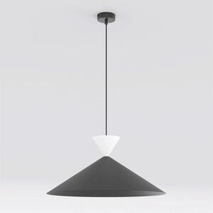 Závěsné svítidlo RALF 1L – černé / bílé, 1× GX53, šířka 50 cm