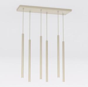 Závěsné svítidlo SELTER 6 – moka, 6× G9, šířka 59 cm