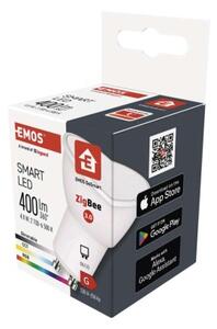 Emos lighting Chytrá LED žárovka GoSmart MR16 / GU10 / 4,8 W (35 W) / 400 lm / RGB / stmívatelná /Zigbee 1525750500