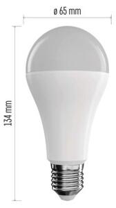Emos lighting Chytrá LED žárovka GoSmart A65 / E27 / 14 W (94 W) / 1 400 lm / RGB / stmívatelná / Zigbee 1525753502