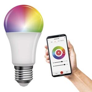 Emos lighting Chytrá LED žárovka GoSmart A60 / E27 / 11 W (75 W) / 1 050 lm / RGB / stmívatelná / Zigbee 1525753501
