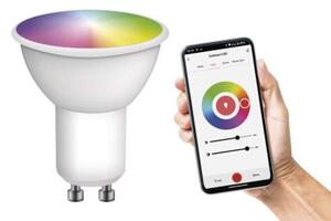 Emos lighting Chytrá LED žárovka GoSmart MR16 / GU10 / 4,8 W (35 W) / 400 lm / RGB / stmívatelná /Zigbee 1525750500