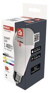 Emos lighting Chytrá LED žárovka GoSmart A65 / E27 / 14 W (94 W) / 1 400 lm / RGB / stmívatelná / Zigbee 1525753502