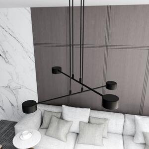 Závěsné svítidlo MODUS 4 – černé, 4× GX53, šířka 70 cm