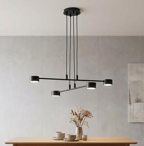 Závěsné svítidlo MODUS 4 – černé, 4× GX53, šířka 70 cm