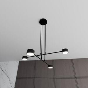 Závěsné svítidlo MODUS 4 – černé, 4× GX53, šířka 70 cm