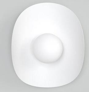 Nástěnné svítidlo FIERO XL K1 – celobílé, sklo, 1× G9, šířka 30 cm