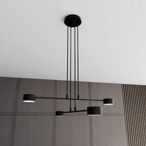 Závěsné svítidlo MODUS 4 – černé, 4× GX53, šířka 70 cm