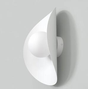 Nástěnné svítidlo FIERO XL K1 – celobílé, sklo, 1× G9, šířka 30 cm