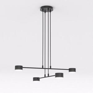Závěsné svítidlo MODUS 4 – černé, 4× GX53, šířka 70 cm
