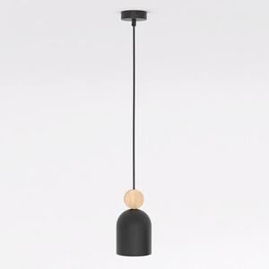 Závěsné svítidlo MESI 1 – černé, 1× GU10, šířka 11 cm