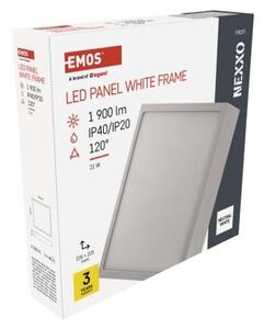 Emos lighting LED přisazené svítidlo NEXXO, čtvercové, bílé, 21W, neutrální bílá 1539085211