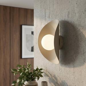 Nástěnné svítidlo FIERO XL K1 – moka, bílé sklo, 1× G9, šířka 30 cm