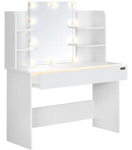 Toaletní stolek Lucia bílá 108x140x40cm LED