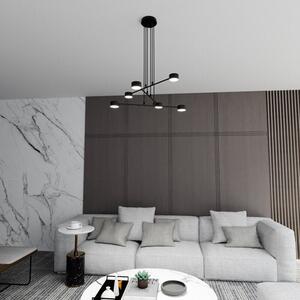 Závěsné svítidlo MODUS 6 – černé, 6× GX53, šířka 70 cm