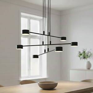 Závěsné svítidlo MODUS 6 – černé, 6× GX53, šířka 70 cm