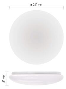 Emos lighting LED přisazené svítidlo FIONI, kruhové bílé 12W neutrální b., IP44 1539085123